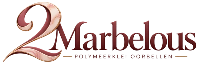 2Marbelous polymeerklei oorbellen
